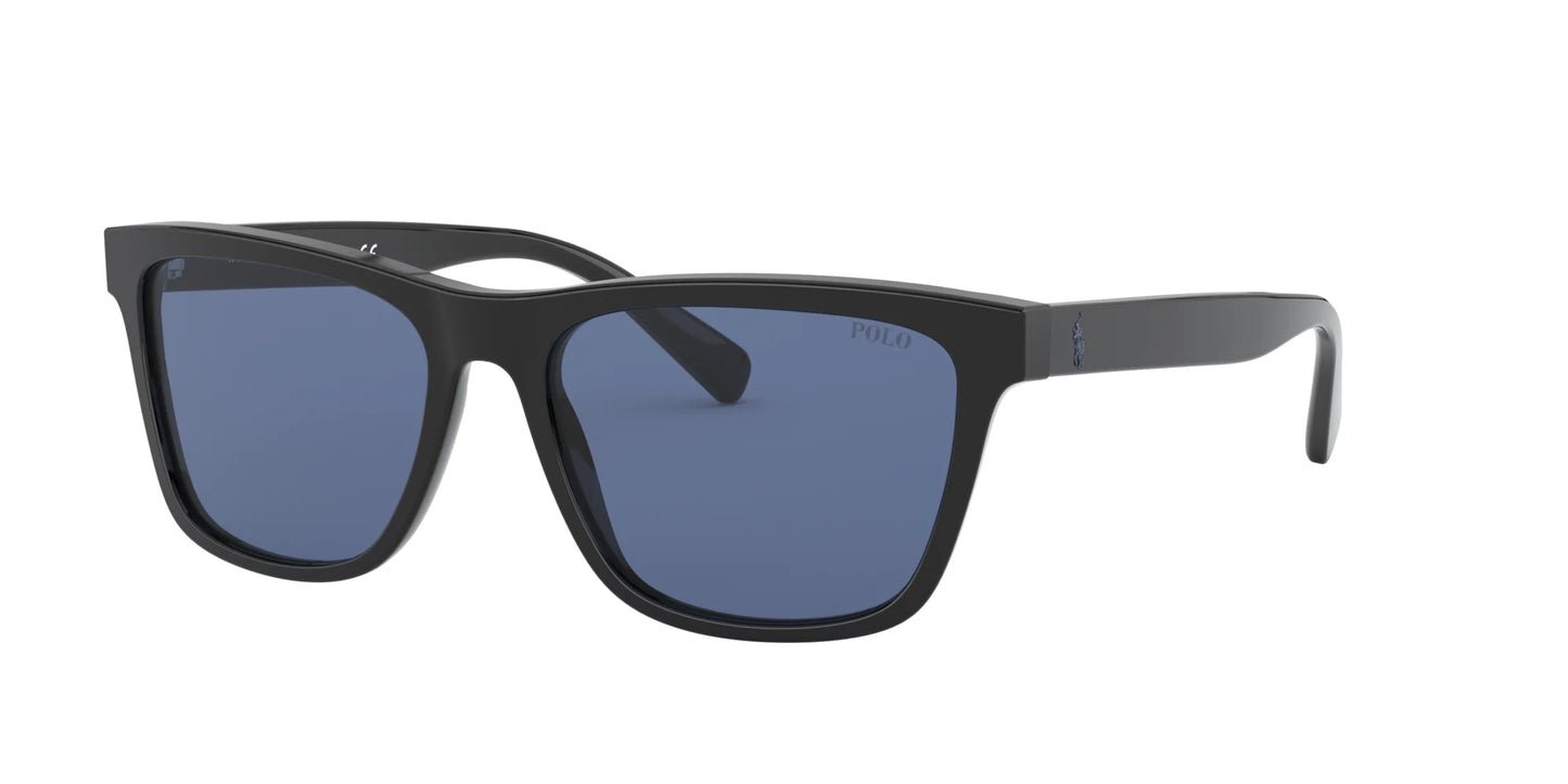 Polo PH4167 Sunglasses Shiny Black / Dark Blue