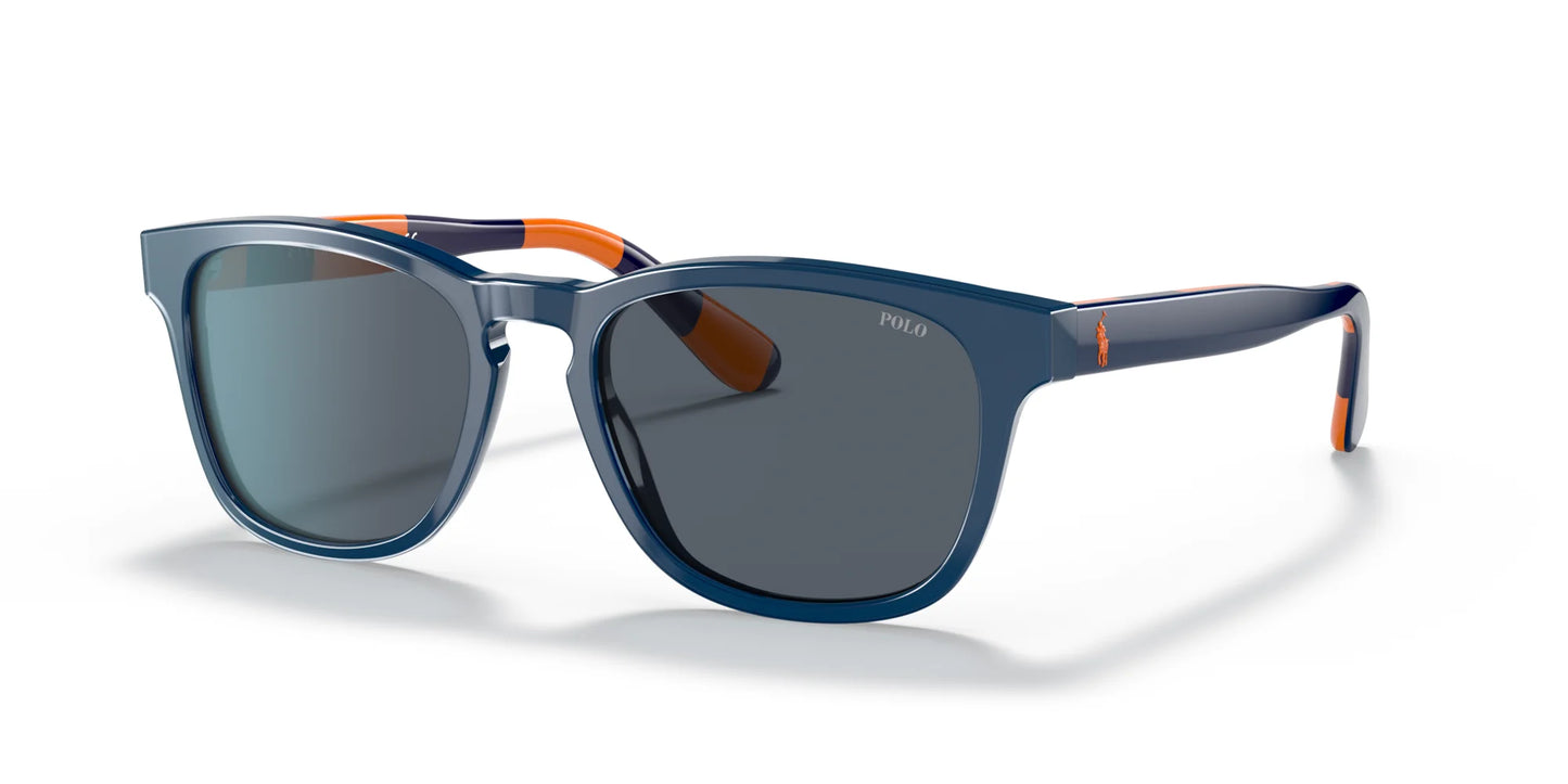 Polo PH4170 Sunglasses Shiny Navy Blue / Grey / Blue