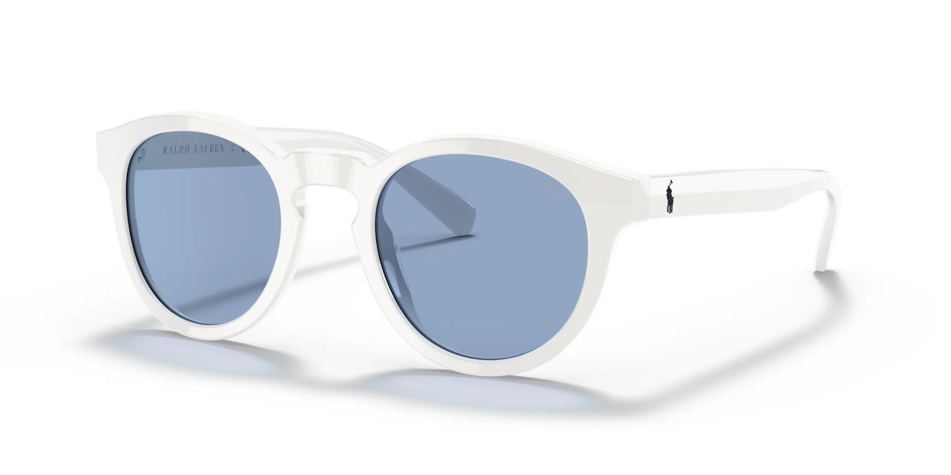 Polo PH4184 Sunglasses Shiny White / Blue