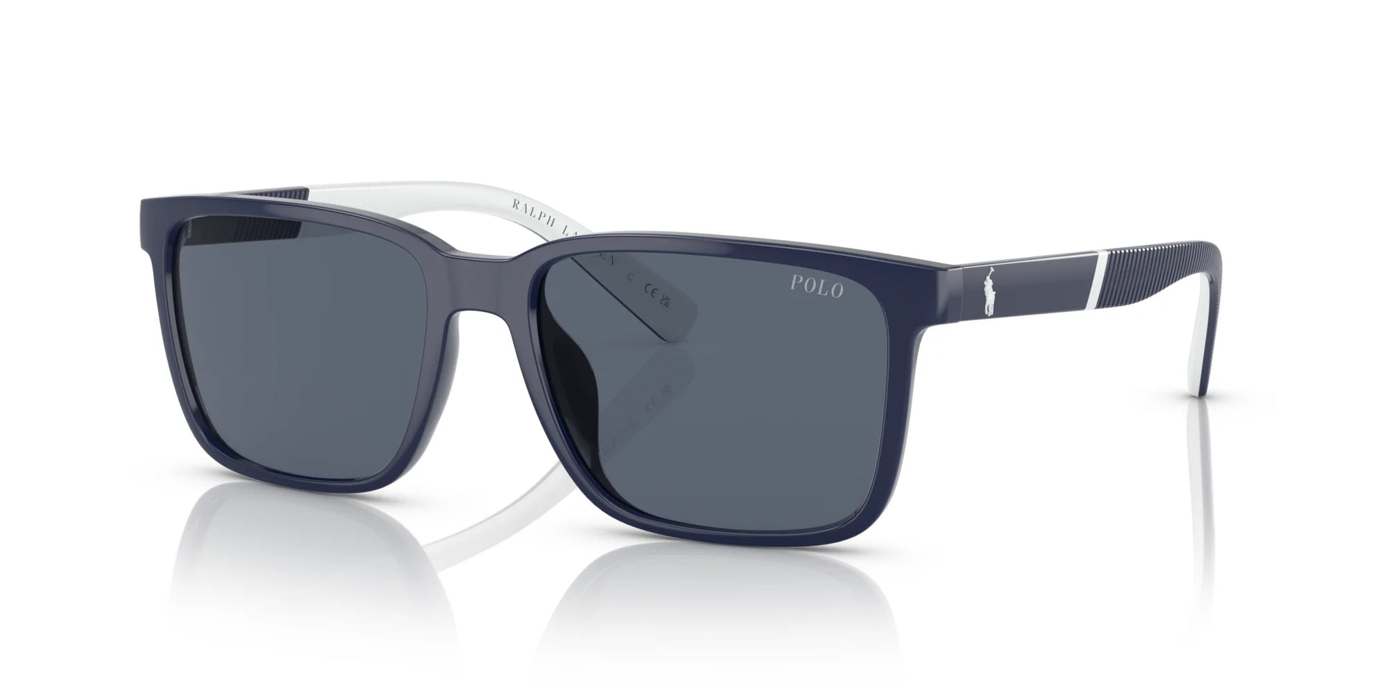 Polo PH4189U Sunglasses Shiny Navy Blue / Dark Grey