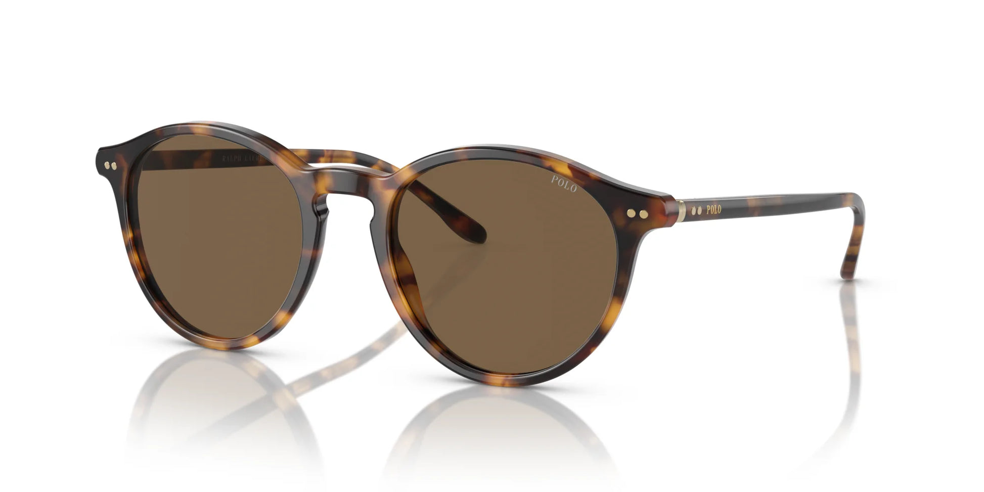 Polo PH4193 Sunglasses Shiny Spotty Havana / Dark Brown