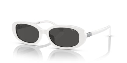 Polo PH4198U Sunglasses Shiny White / Dark Grey