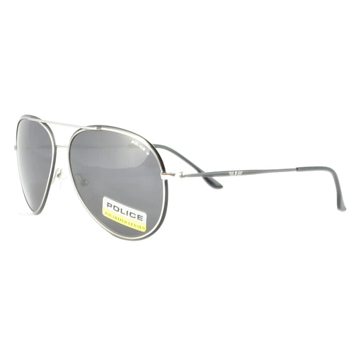Police 8299 Silver Gray Polarized / Silver / Gray Polarized
