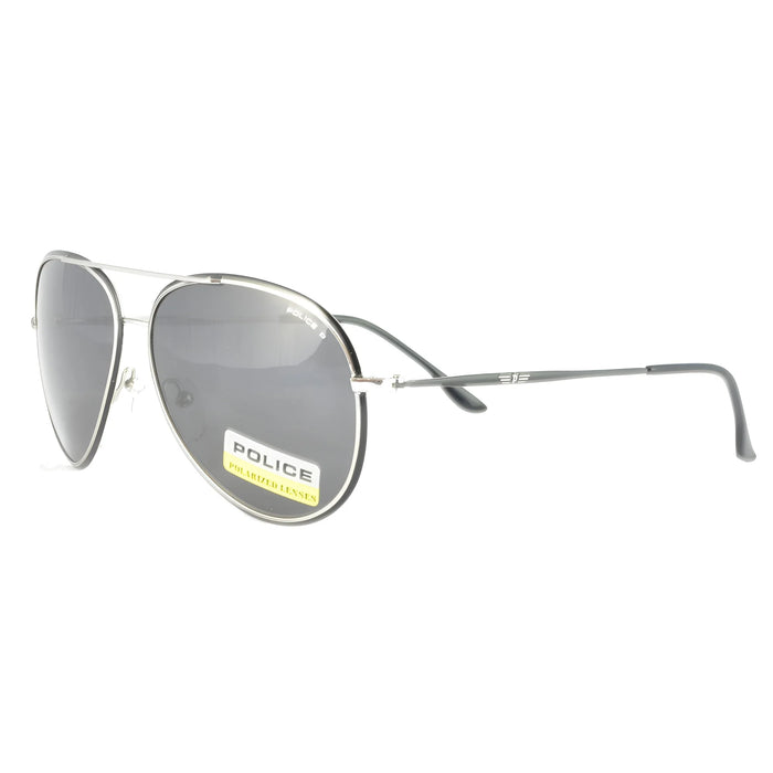 Police 8299 Silver Gray Polarized / Silver / Gray Polarized