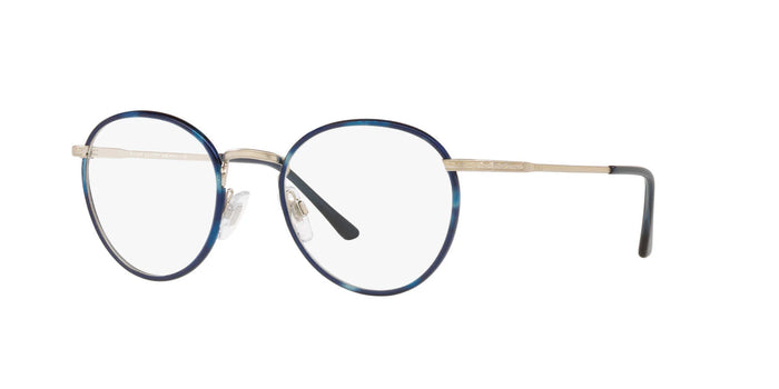 Polo PH1153J Eyeglasses / Antique Silver / Blue Havana №9326 / Size 50