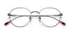 Polo PH1208 Eyeglasses | Size 51 / Shiny Dark Gunmetal №9157