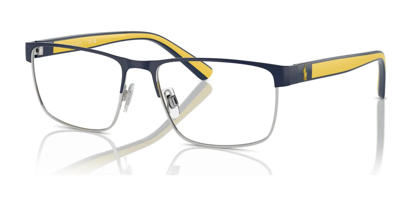 Polo PH1229 Eyeglasses Semi Shiny Navy Blue / Silver