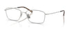 Polo PH1240TD Eyeglasses | Size 55 / Shiny Brushed Silver №9030