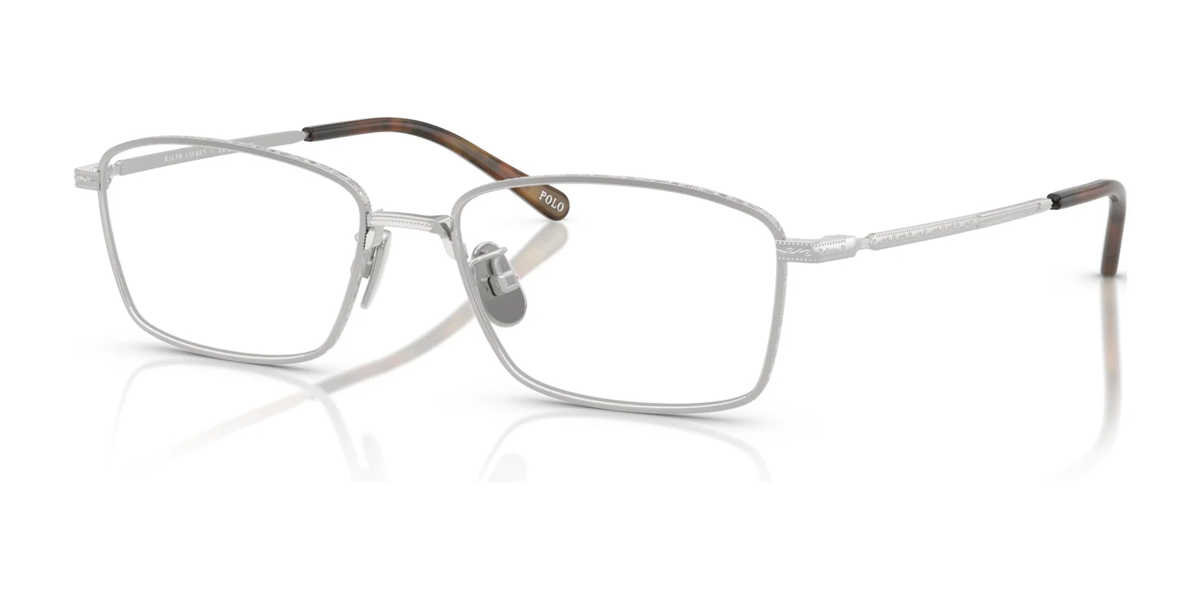 Polo PH1240TD Eyeglasses Shiny Brushed Silver