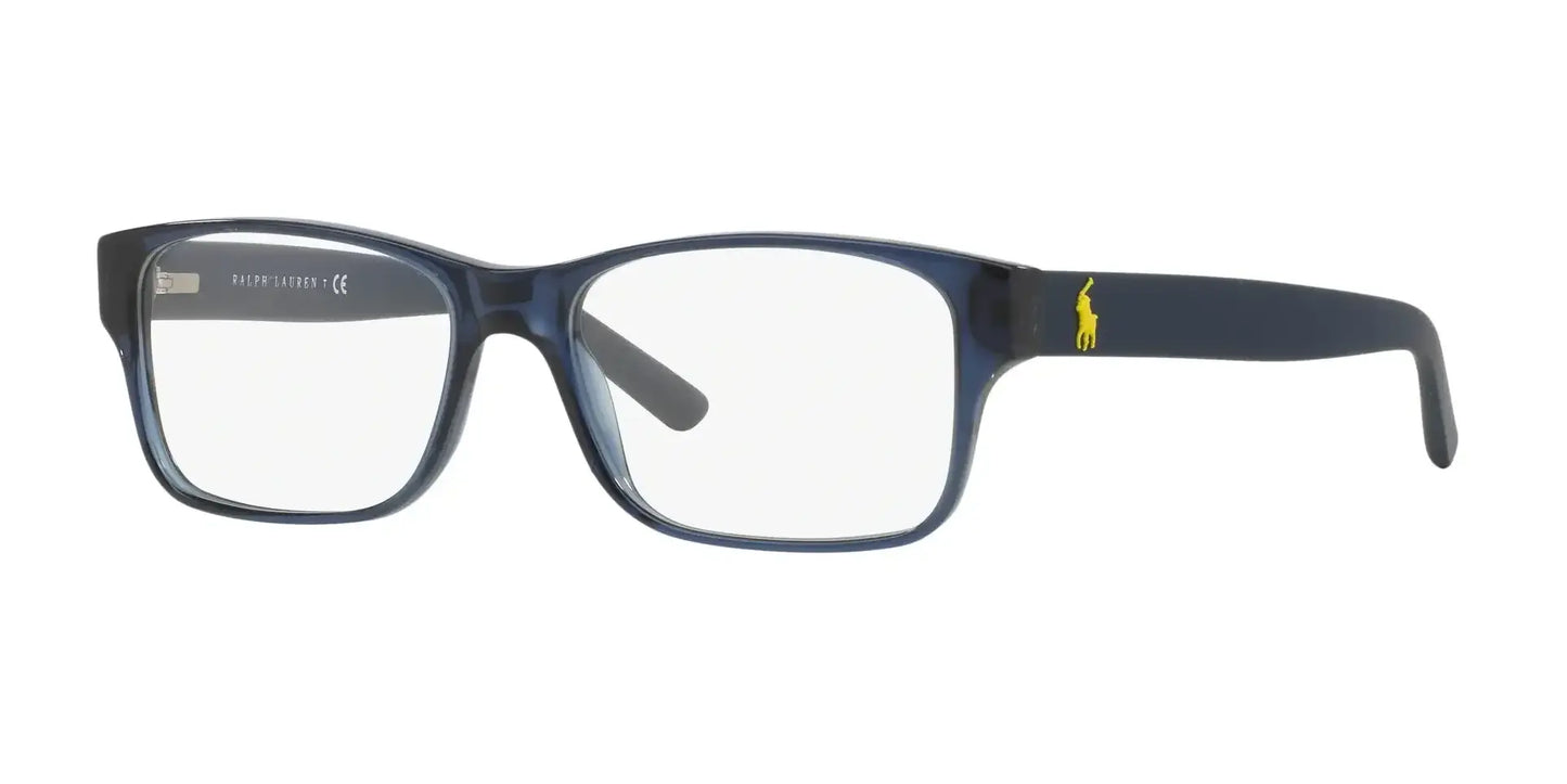 Polo PH2117 Eyeglasses Shiny Transparent Blue