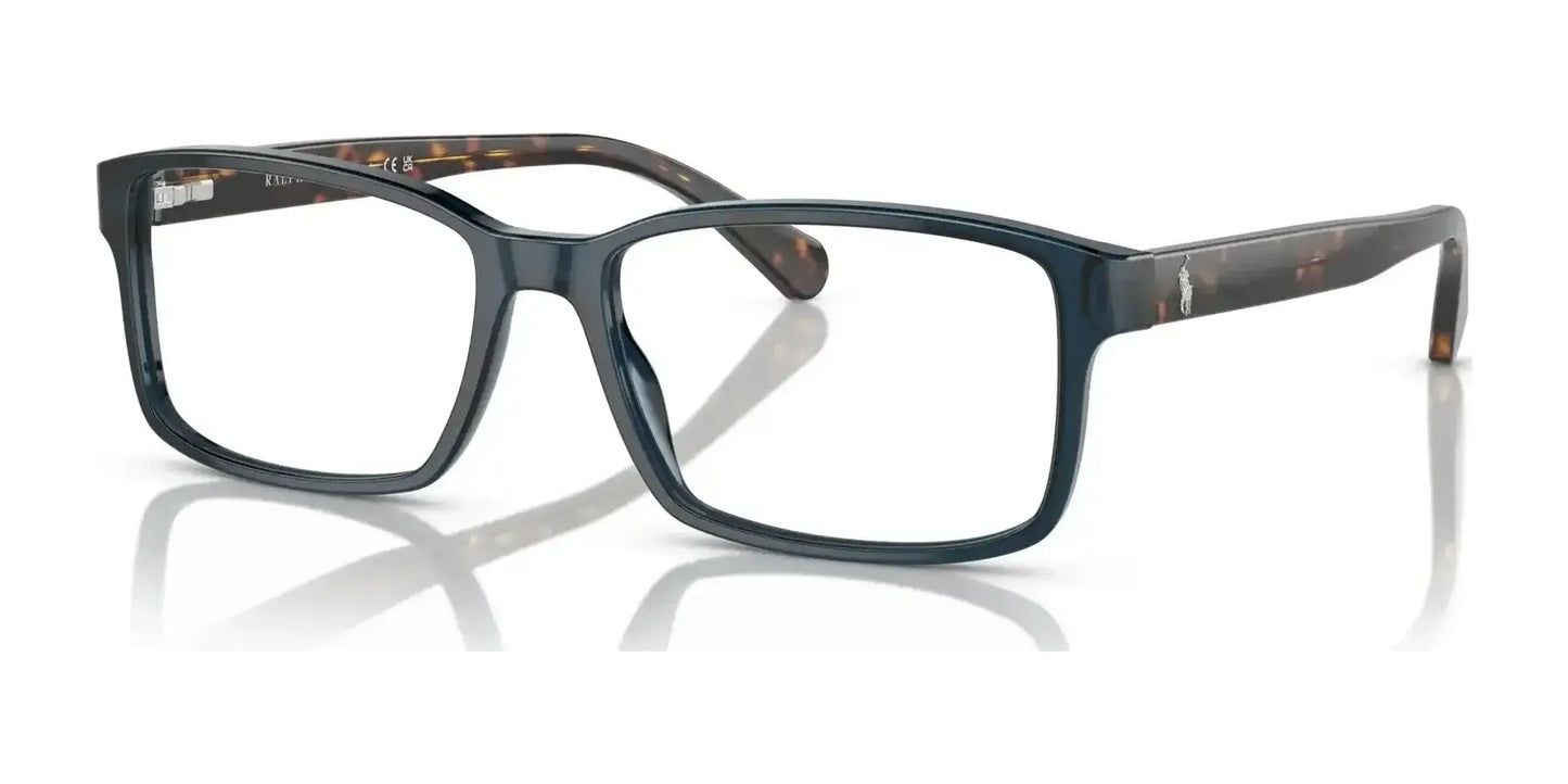 Polo PH2123 Eyeglasses Shiny Transparent Blue