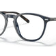 Shiny Transparent Navy Blue №5470
