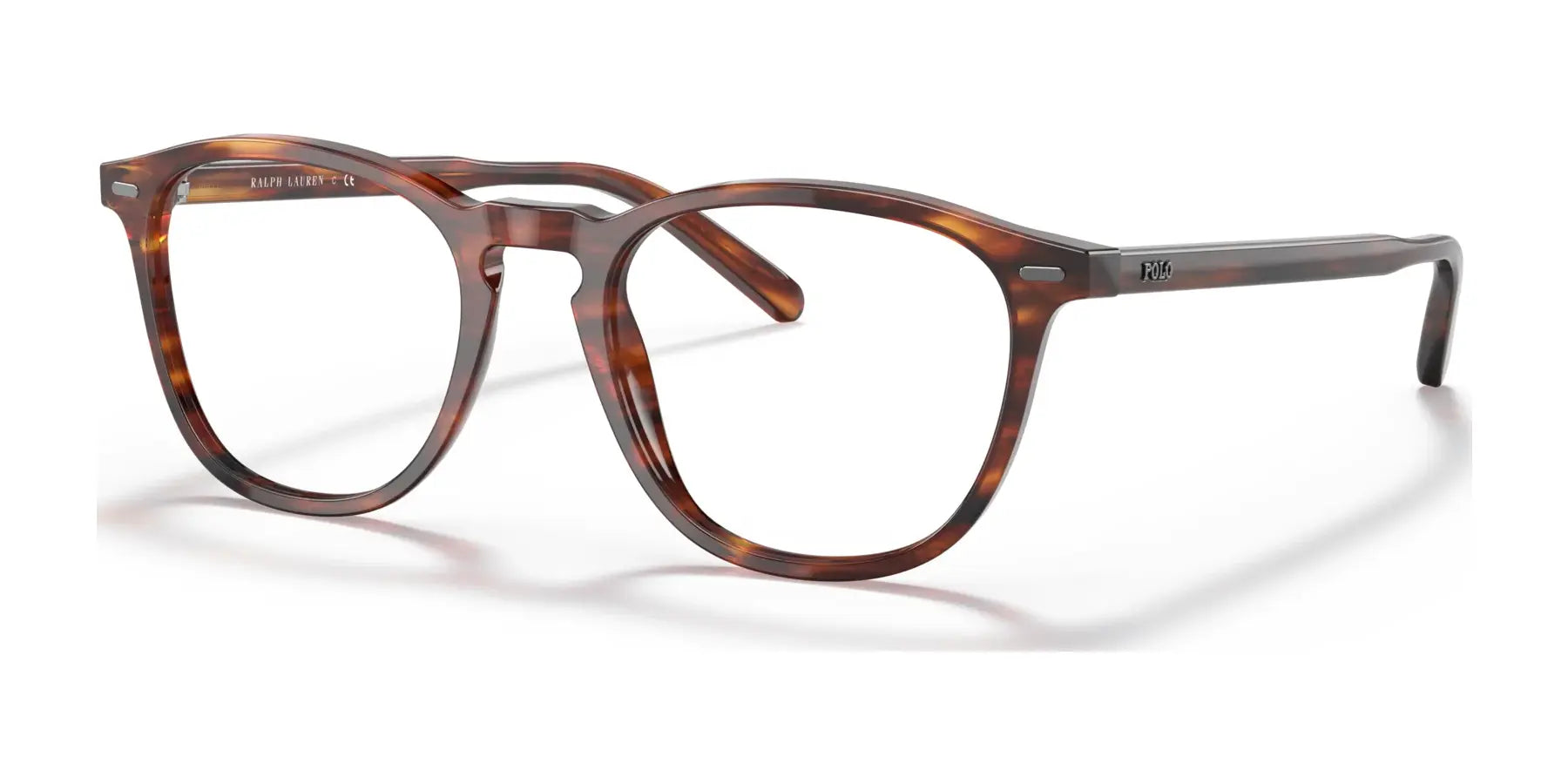 Polo PH2247F Eyeglasses Shiny Striped Havana