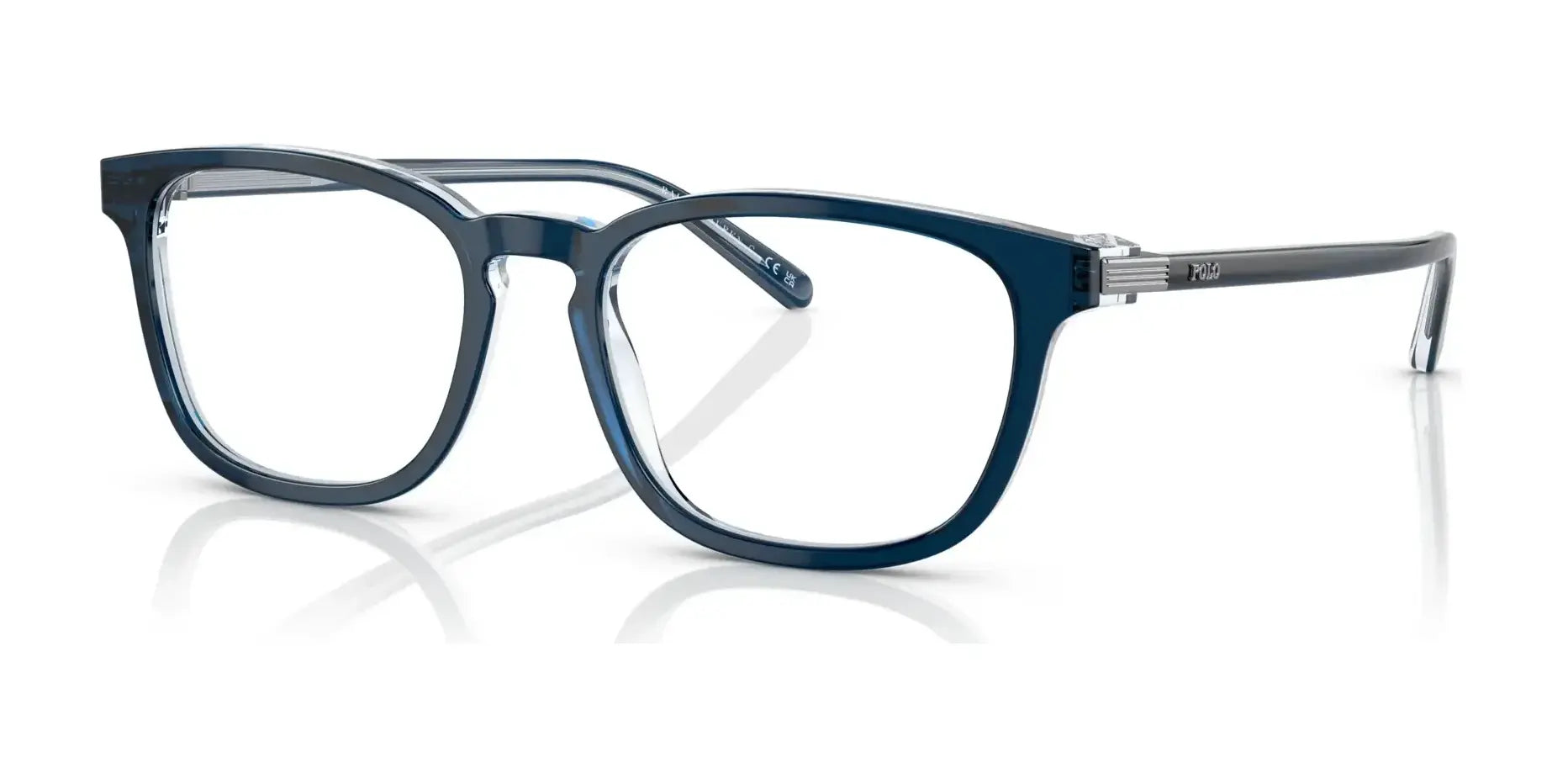 Polo PH2253F Eyeglasses Shiny Transparent Blue On Crystal