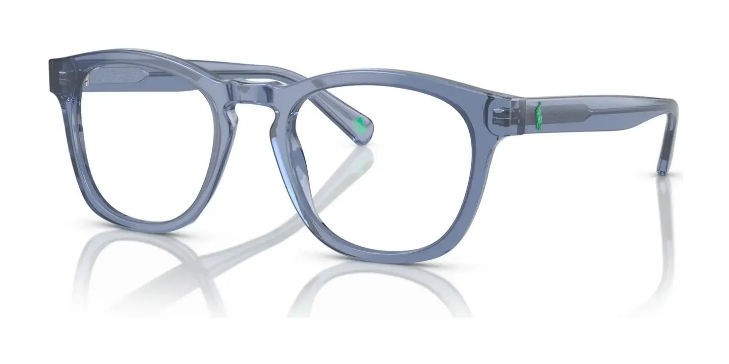 Polo PH2258 Eyeglasses Shiny Transparent Blue