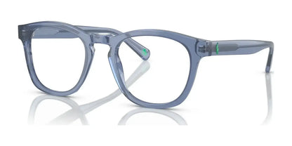 Polo PH2258 Eyeglasses Shiny Transparent Blue