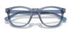 Polo PH2258 Eyeglasses | Size 51 / Shiny Transparent Blue №6092