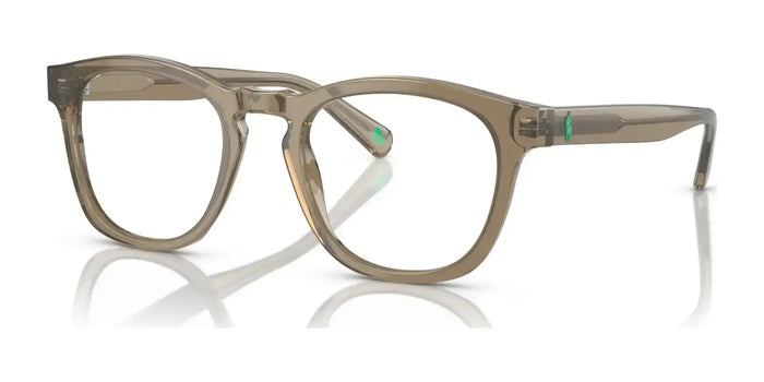 Polo PH2258F Eyeglasses | Size 51 / Shiny Transparent Light Brown №6085