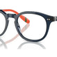 Shiny Transparent Navy Blue №5470