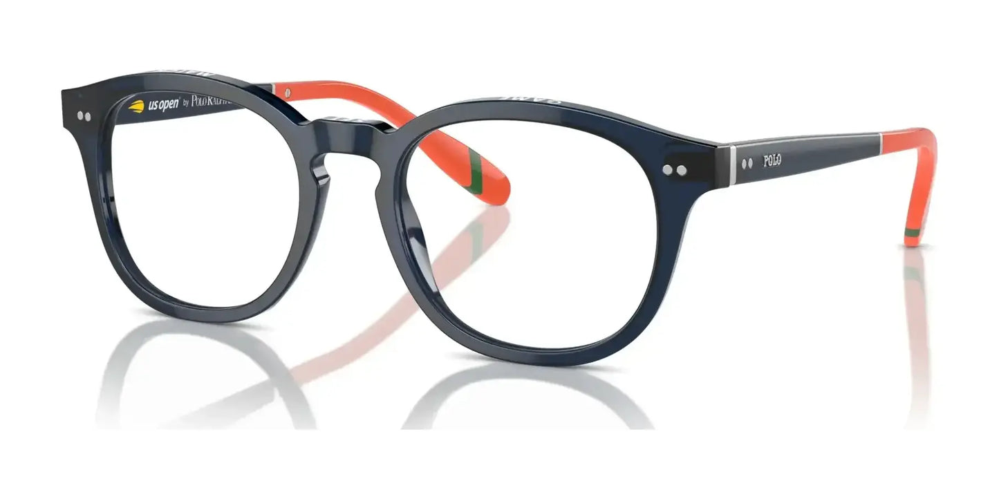 Polo PH2267 Eyeglasses Shiny Transparent Navy Blue