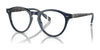 Polo PH2268 Eyeglasses / Shiny Transparent Blue №5470 / Size 49