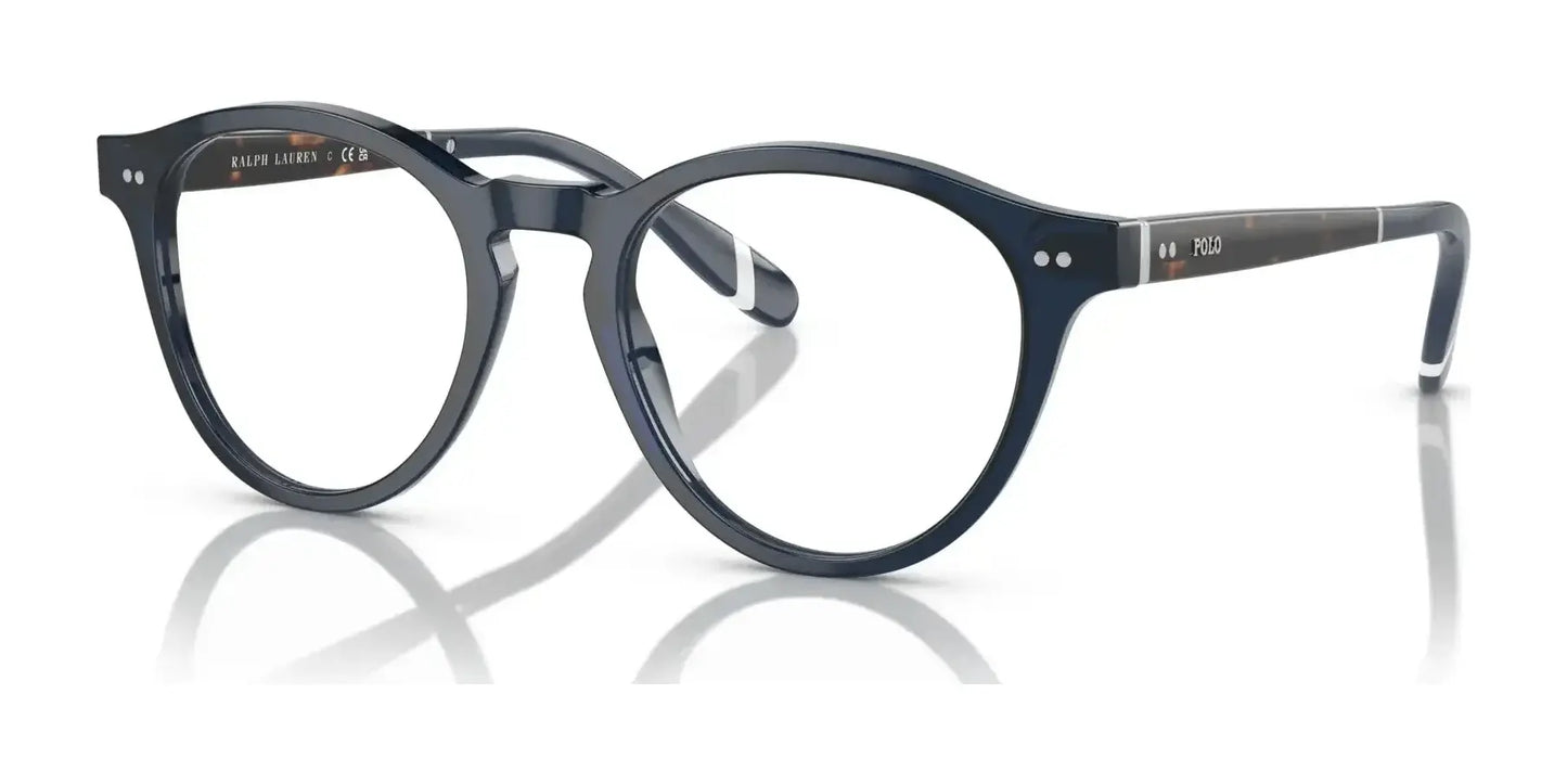 Polo PH2268 Eyeglasses Shiny Transparent Blue