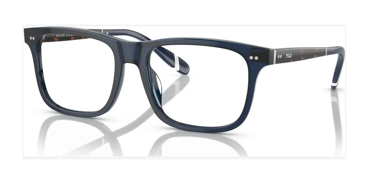 Polo PH2270U Eyeglasses Shiny Transparent Blue