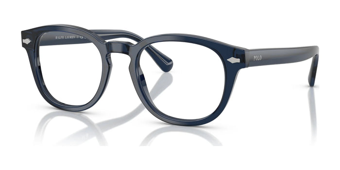 Polo PH2272 Eyeglasses / Shiny Transparent Navy Blue №5470 / Size 50