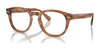 Polo PH2272F Eyeglasses | Size 49 / Shiny Light Brown Striped №6138