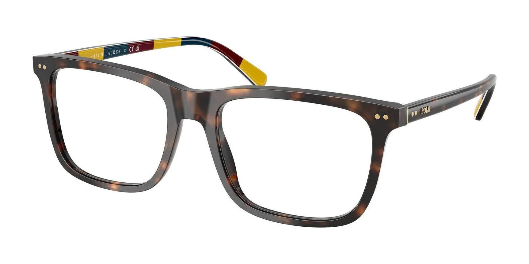 Polo PH2282F Eyeglasses Shiny Dark Havana