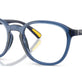 Shiny Transparent Navy Blue №5717