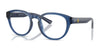 Polo PH2293U Eyeglasses / Shiny Transparent Blue №5717 / Size 50