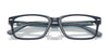 Polo PH2299D Eyeglasses | Size 55 / Shiny Transparent Blue №5955