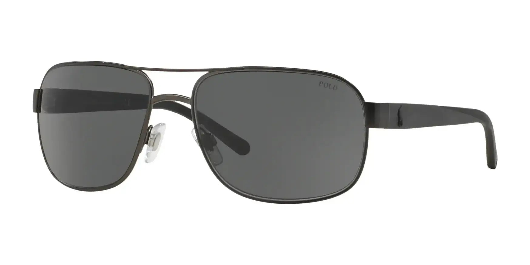 Polo PH3093 Sunglasses Matte Dark Gunmetal / Grey