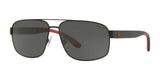 Polo PH3112 Sunglasses Matte Black / Grey