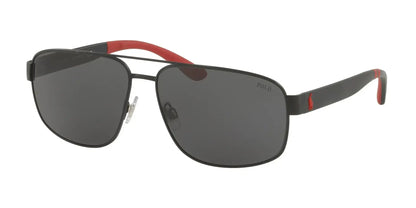 Polo PH3112 Sunglasses Matte Black / Grey