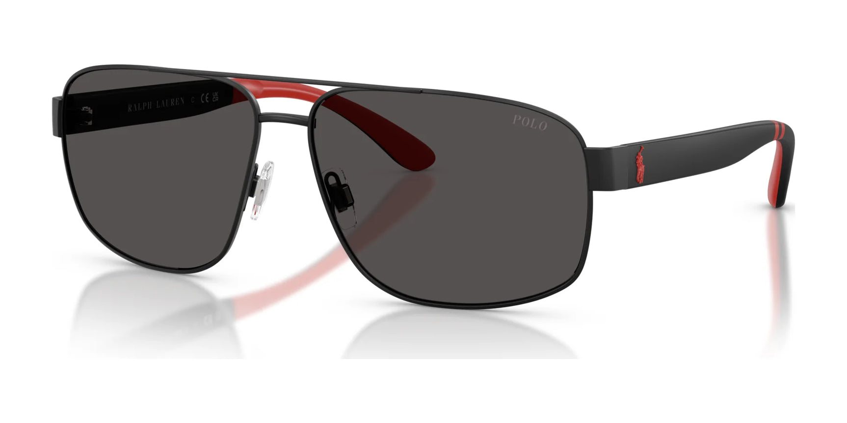 Polo PH3112 Sunglasses Matte Black / Grey