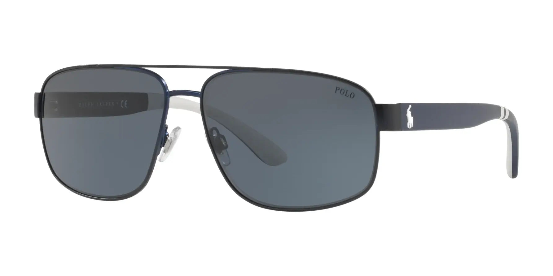 Polo PH3112 Sunglasses Matte Navy Blue / Grey