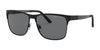 Polo PH3128 Sunglasses | Size 57 / Matte Black On Shiny Black / Grey (Polarized) (3P 15%) №939781