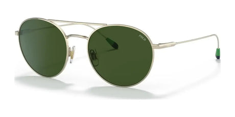 Polo PH3136 Sunglasses Shiny Pale Gold / Dark Green