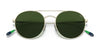 Polo PH3136 Sunglasses | Size 51 / Shiny Pale Gold №911671 / Dark Green (3N 9.7%)