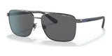 Polo PH3137 Sunglasses Shiny Gunmetal /  Grey (Polarized)