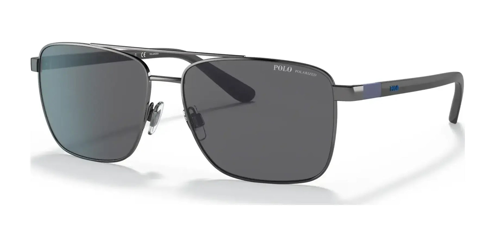 Polo PH3137 Sunglasses Shiny Gunmetal /  Grey (Polarized)