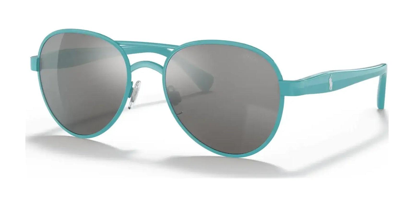 Polo PH3141 Sunglasses Shiny Cove Blue / Light Grey Mirror Silver