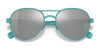 Polo PH3141 Sunglasses | Size 55 / Shiny Cove Blue №94426G / Light Grey Mirror Silver (3N 15.6%)