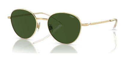 Polo PH3144 Sunglasses Shiny Pale Gold / Bottle Green