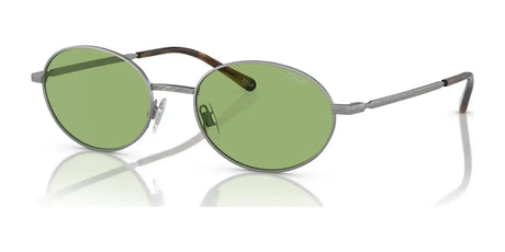 Polo PH3145 Sunglasses Semishiny Gunmetal / Dark Green