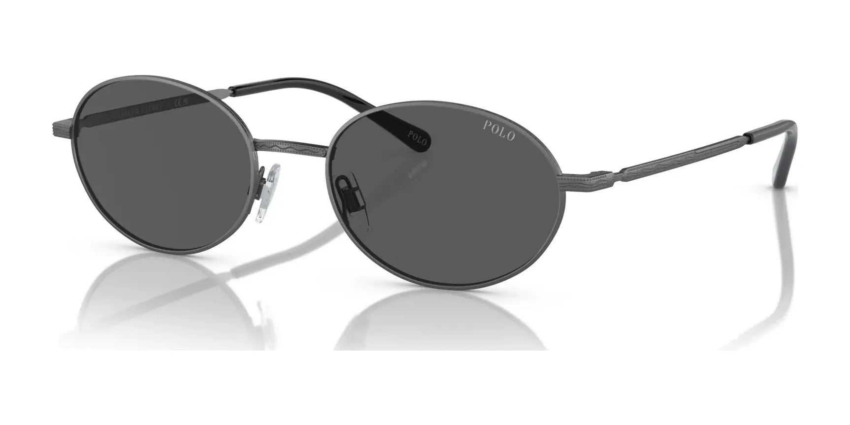 Polo PH3145 Sunglasses Semishiny Dark Gunmetal / Grey