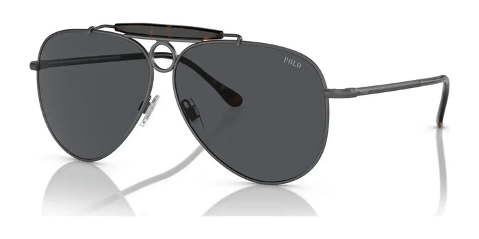 Polo PH3149 Sunglasses | Size 60 / Semishiny Dark Gunmetal / Grey (3N 9.3%) №930787