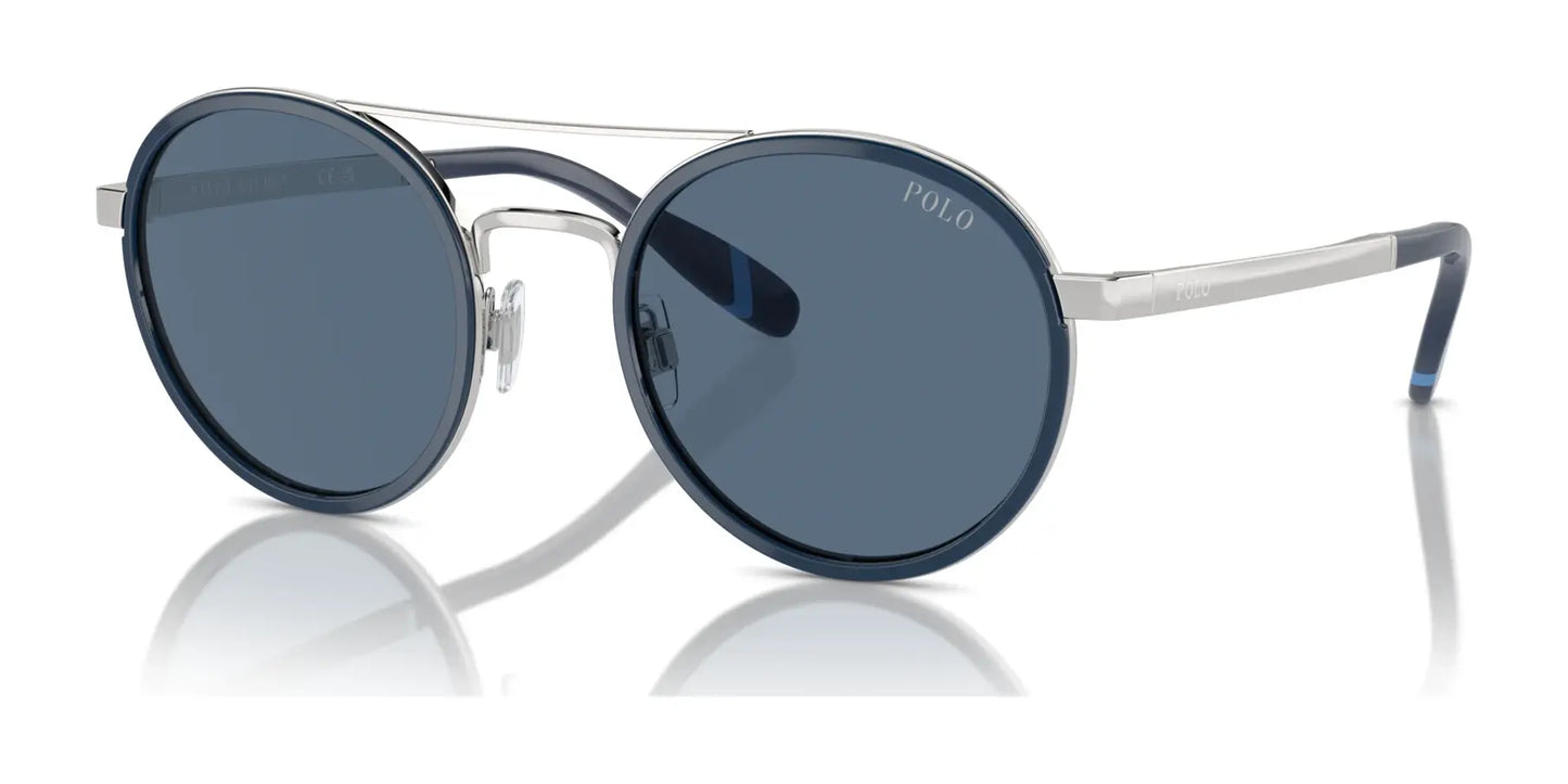 Polo PH3150 Sunglasses Navy Blue / Silver / Dark Blue